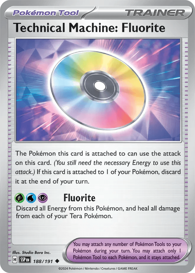 Technical Machine: Fluorite 188/191 Uncommon - MissingNo.