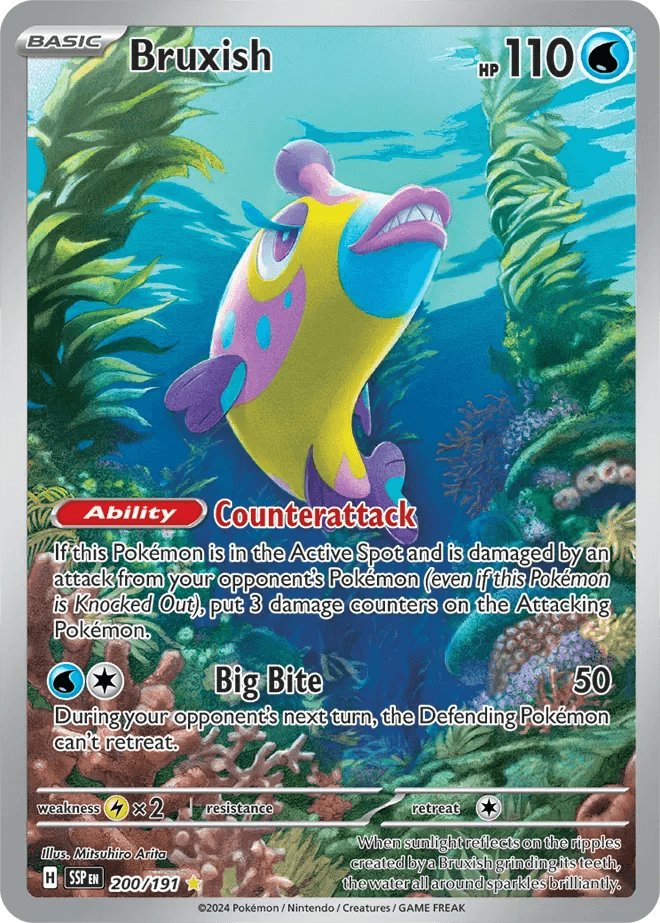 Bruxish 200/191 Illustration Rare - MissingNo.