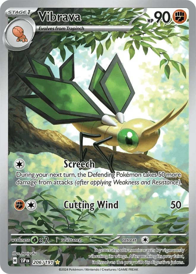 Vibrava 206/191 Illustration Rare - MissingNo.