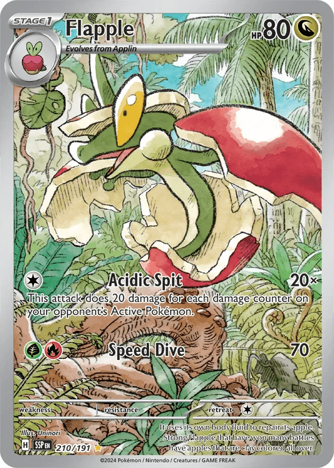 Flapple 210/191 Illustration Rare - MissingNo.