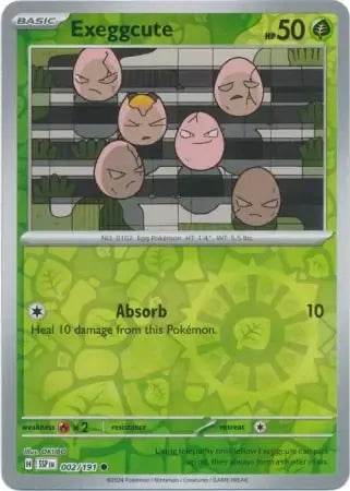 Exeggcute 2/191 Reverse Common - MissingNo.