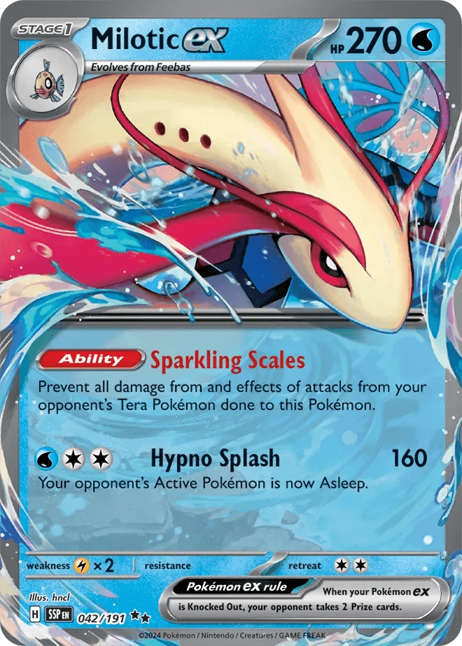Milotic ex 42/191 Double Rare ex - MissingNo.