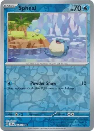 Spheal 43/191 Reverse Common - MissingNo.