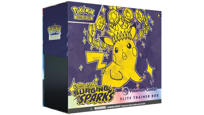 Surging Sparks Pokemon Center Exclusive Elite Trainer Box - MissingNo.