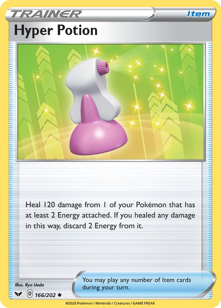 Hyper Potion 166/202 Reverse Uncommon - MissingNo.