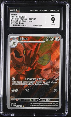 Scizor 205 CGC 9 - MissingNo.