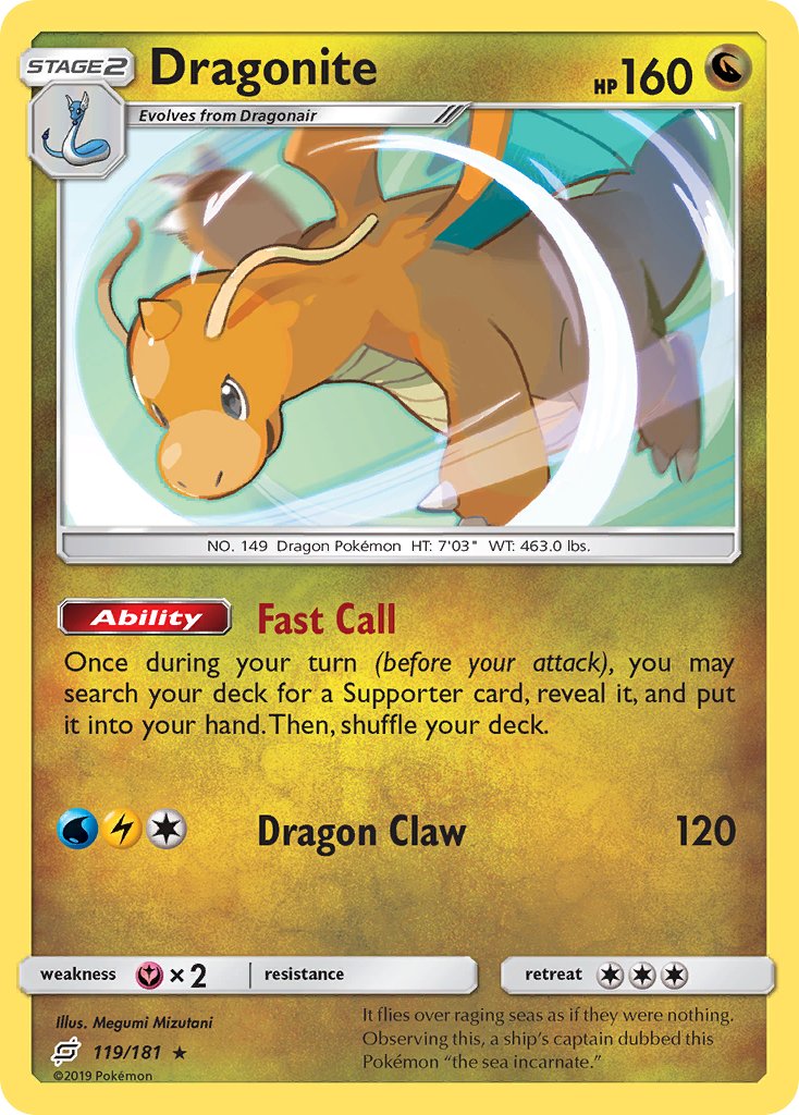Dragonite 119/181 Cosmos Holo Dragon Tins Exclusive - MissingNo.