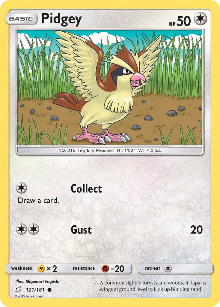 Pidgey 121/181 Common - MissingNo.