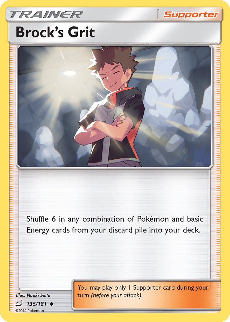 Brock's Grit 135/181 Uncommon - MissingNo.