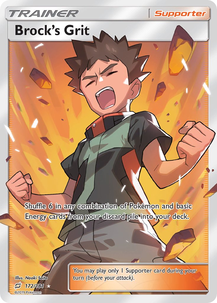 Brock's Grit 172/181 Holo Ultra Rare - MissingNo.
