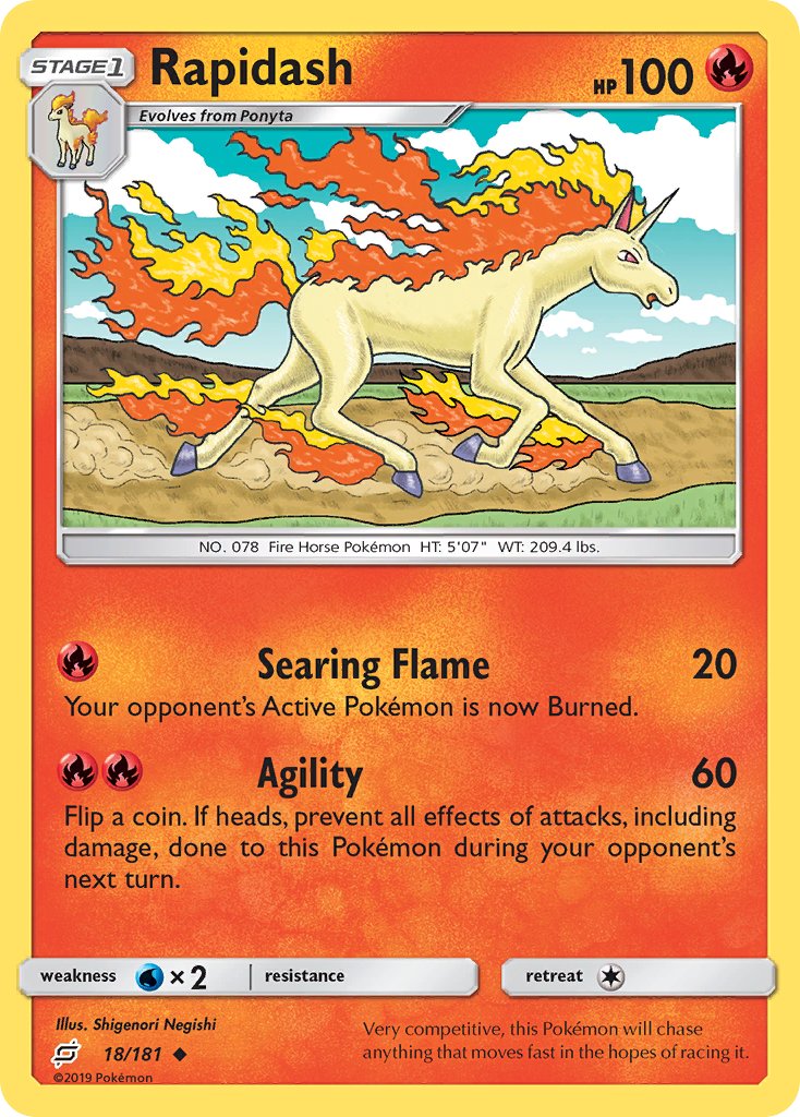 Rapidash 18/181 Uncommon - MissingNo.