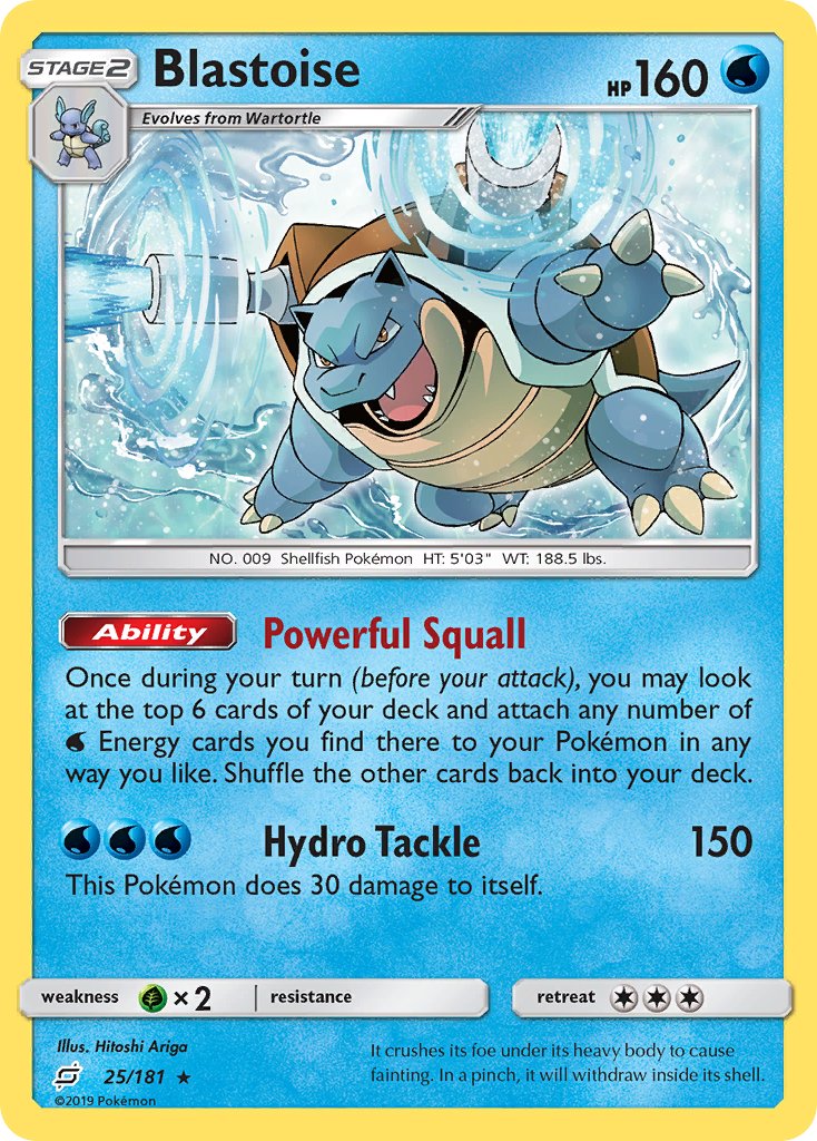 Blastoise 25/181 Non-Holo Rare - MissingNo.