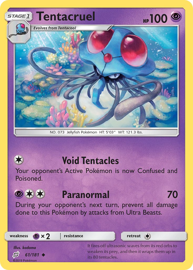 Tentacruel 61/181 Uncommon - MissingNo.