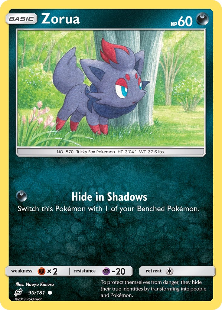 Zorua 90/181 Reverse Common - MissingNo.