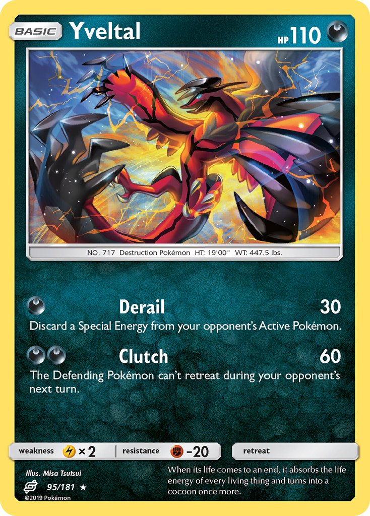 Yveltal 95/181 Holo Rare - MissingNo.