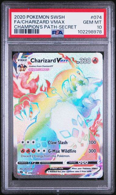 Charizard VMAX 074 PSA 10 - MissingNo.