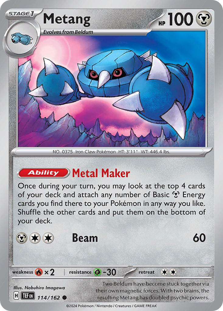 Metang 114/162 Reverse Common - MissingNo.