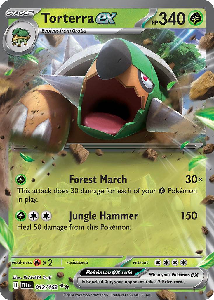 Torterra ex 12/162 Double Rare ex - MissingNo.