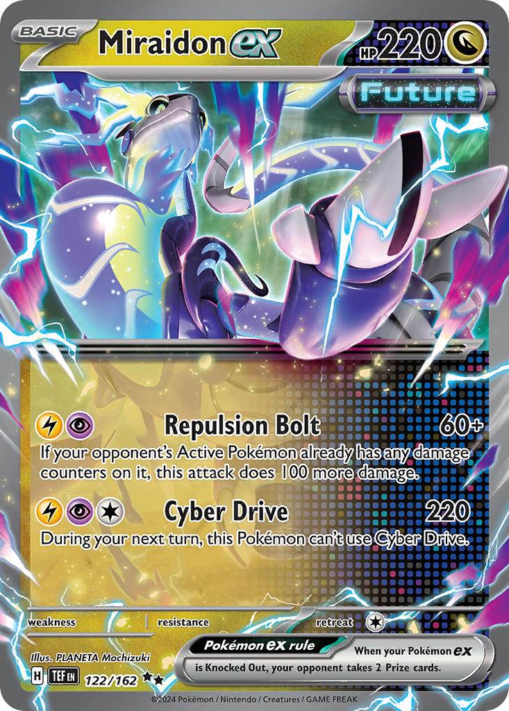 Miraidon ex 122/162 Double Rare ex - MissingNo.