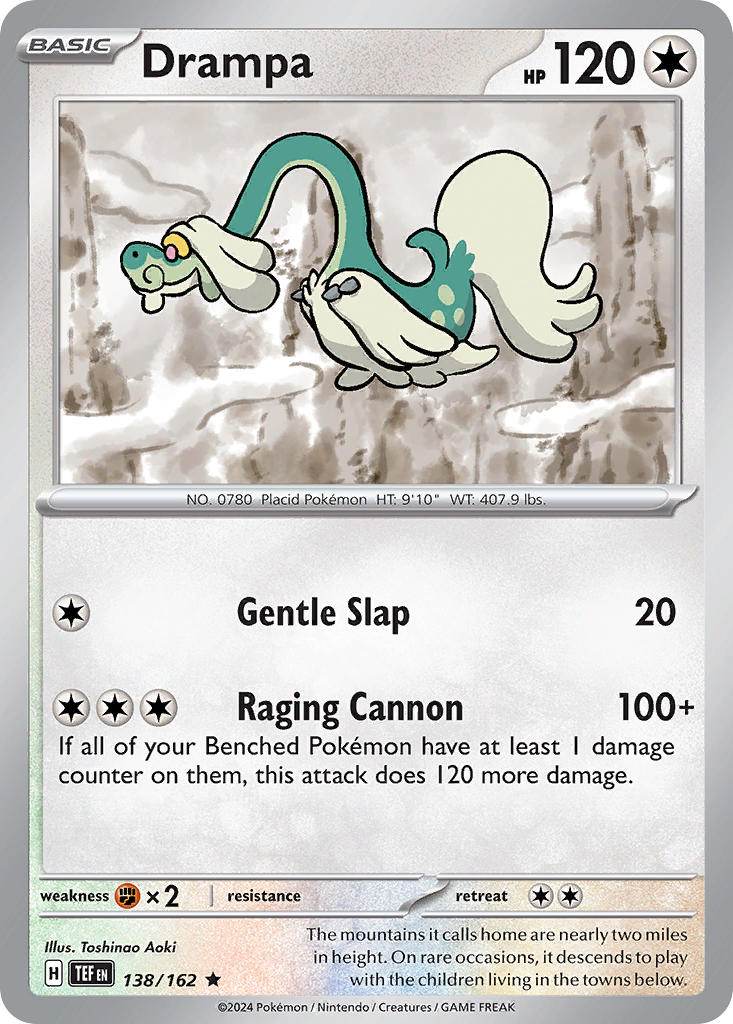 Drampa 138/162 Holo Rare - MissingNo.
