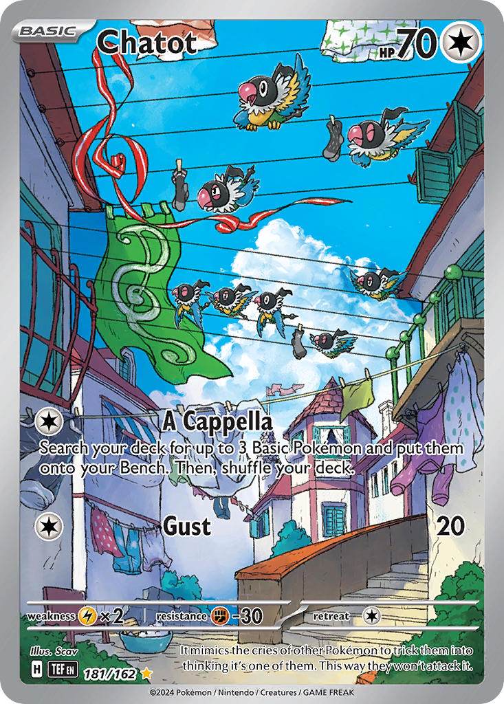 Chatot 181/162 Illustration Rare - MissingNo.