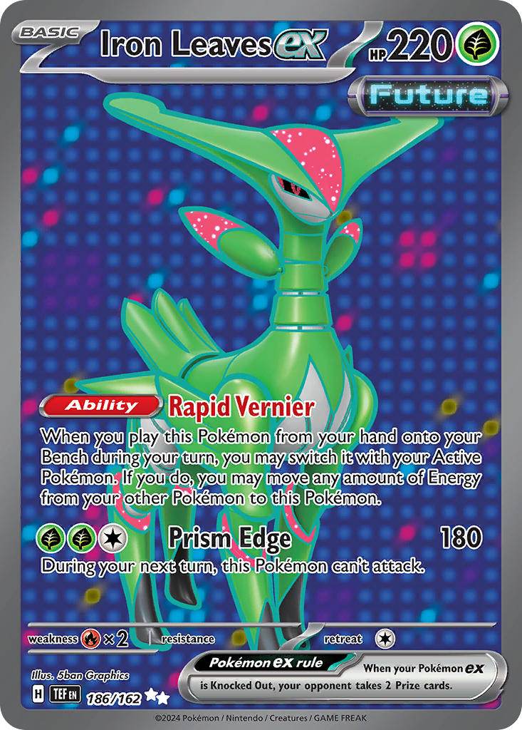 Iron Leaves ex 186/162 Ultra Rare ex - MissingNo.