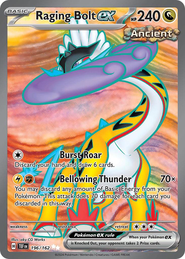 Raging Bolt ex 196/162 Ultra Rare ex - MissingNo.