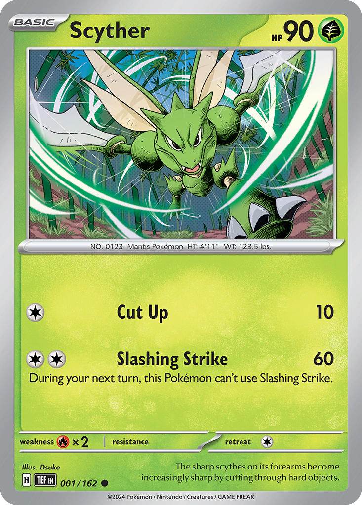 Scyther 1/162 Reverse Common - MissingNo.