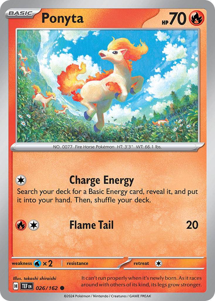 Ponyta 26/162 Reverse Common - MissingNo.