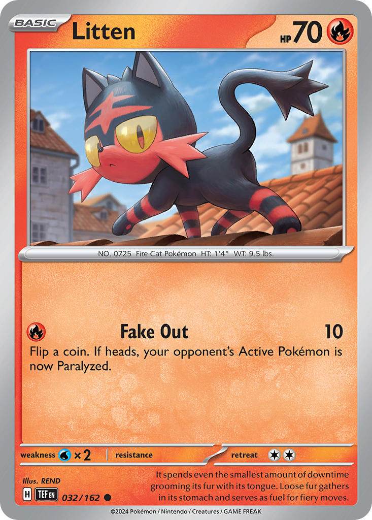 Litten 32/162 Reverse Common - MissingNo.