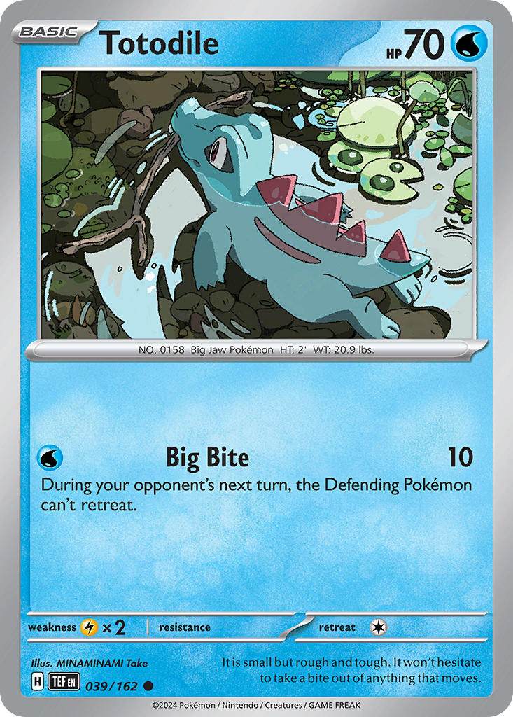 Totodile 39/162 Reverse Common - MissingNo.