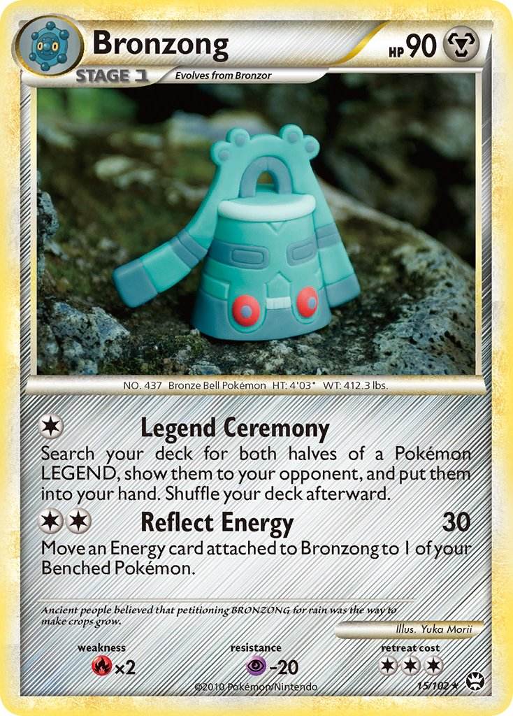 Bronzong 15/102 Non-Holo Rare - MissingNo.
