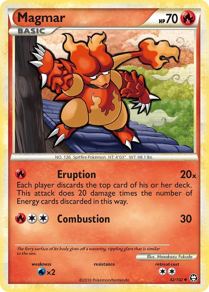 Magmar 42/102 Uncommon - MissingNo.