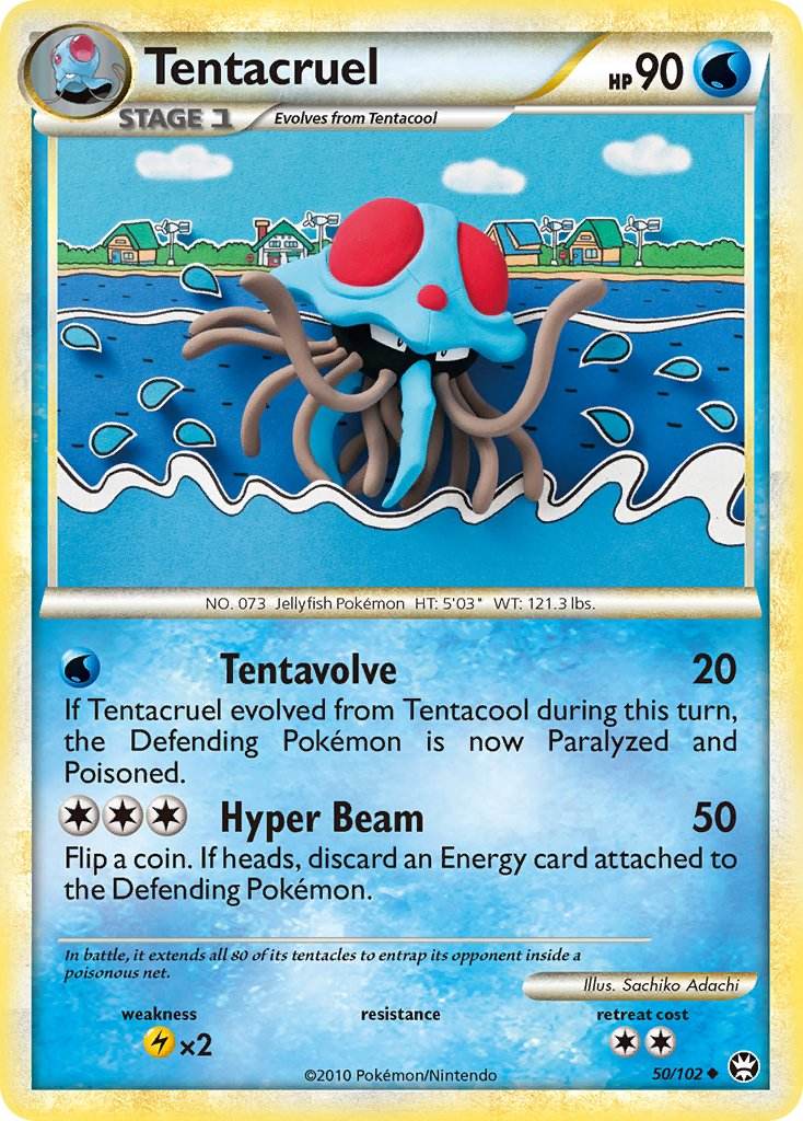 Tentacruel 50/102 Reverse Uncommon - MissingNo.
