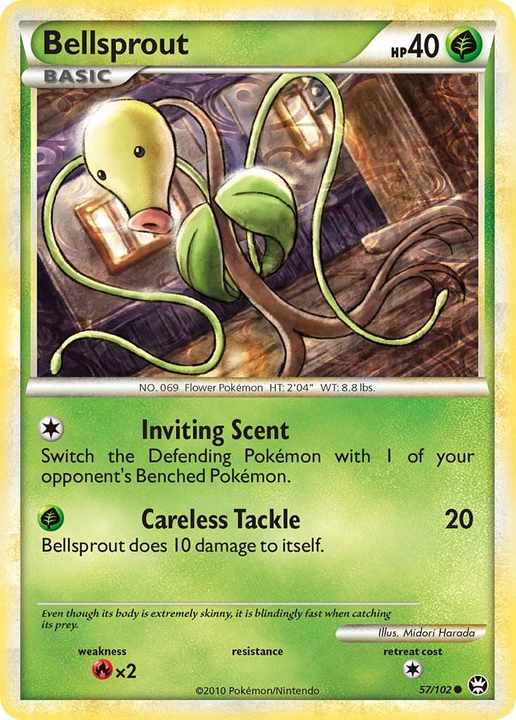 Bellsprout 57/102 Reverse Common - MissingNo.