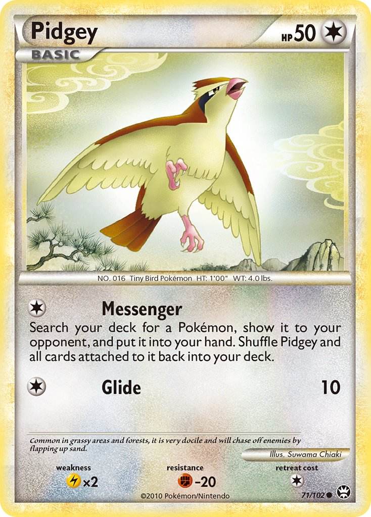 Pidgey 71/102 Common - MissingNo.