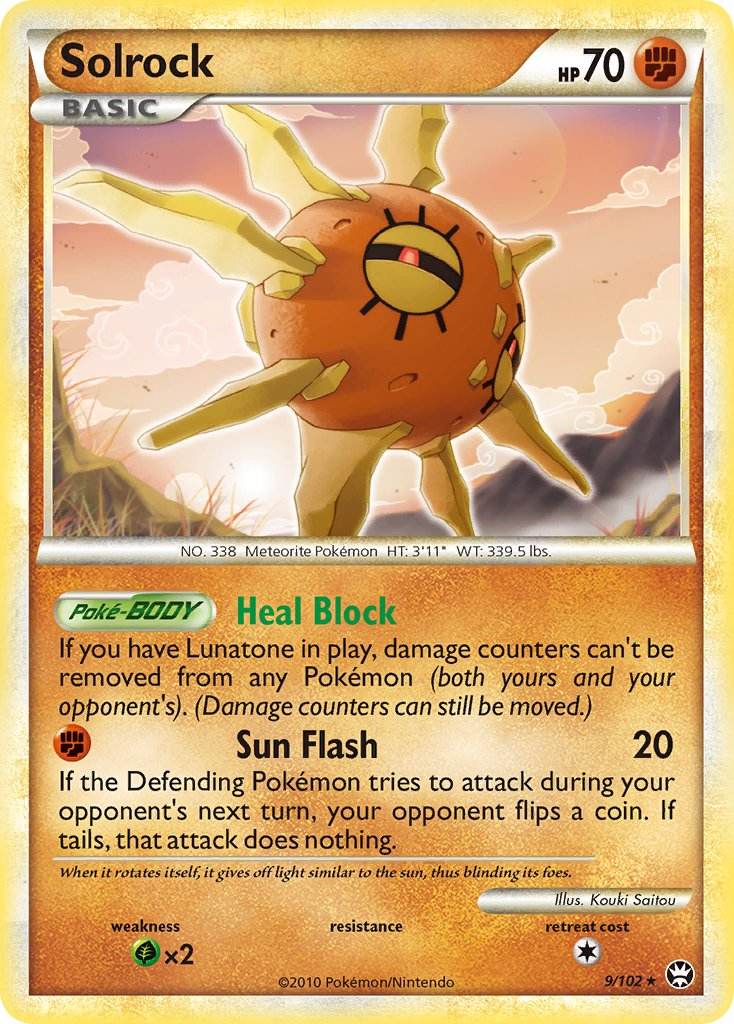 Solrock 9/102 Holo Rare - MissingNo.