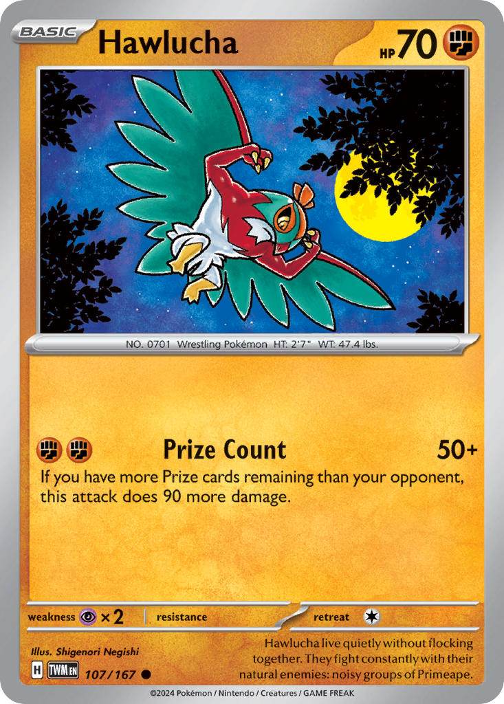 Hawlucha 107/167 Reverse Common - MissingNo.