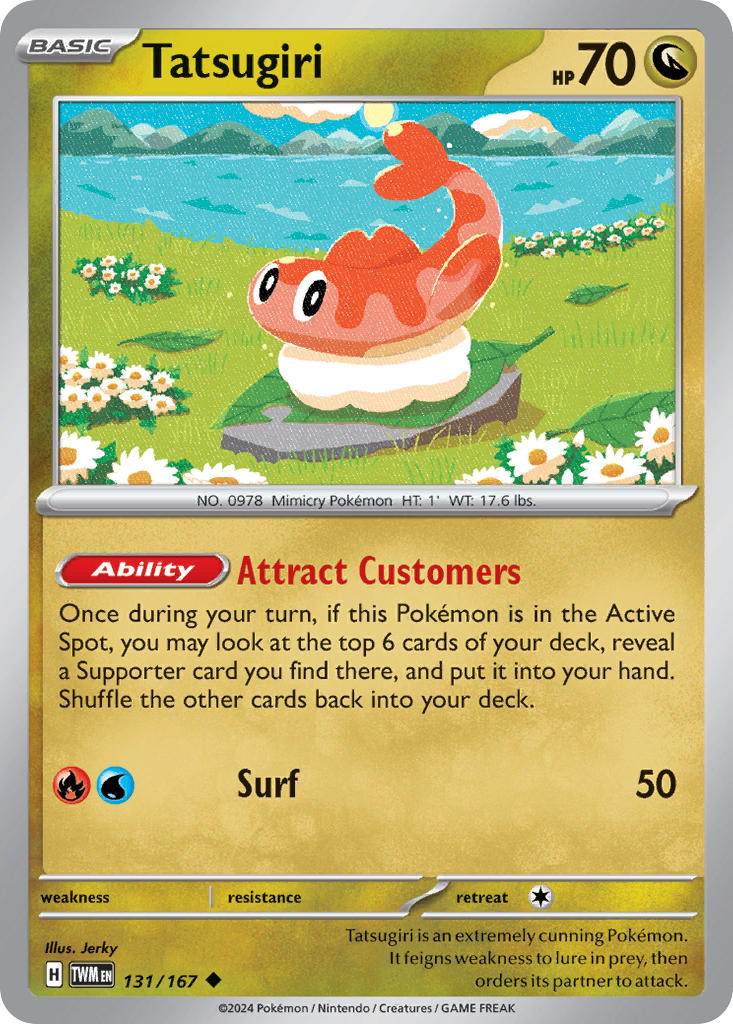 Tatsugiri 131/167 Play! Pokémon Stamp Prize Pack Series 6 Exclusive - MissingNo.