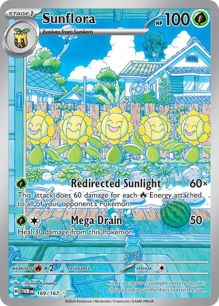 Sunflora 169/167 Illustration Rare - MissingNo.