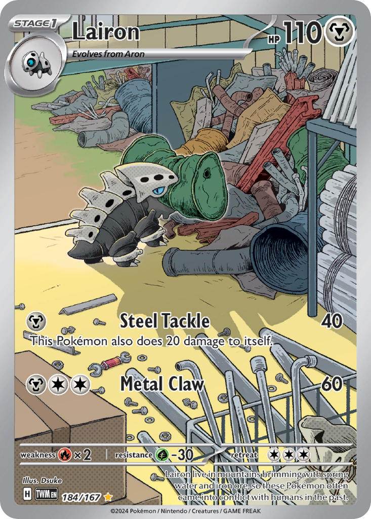 Lairon 184/167 Illustration Rare - MissingNo.