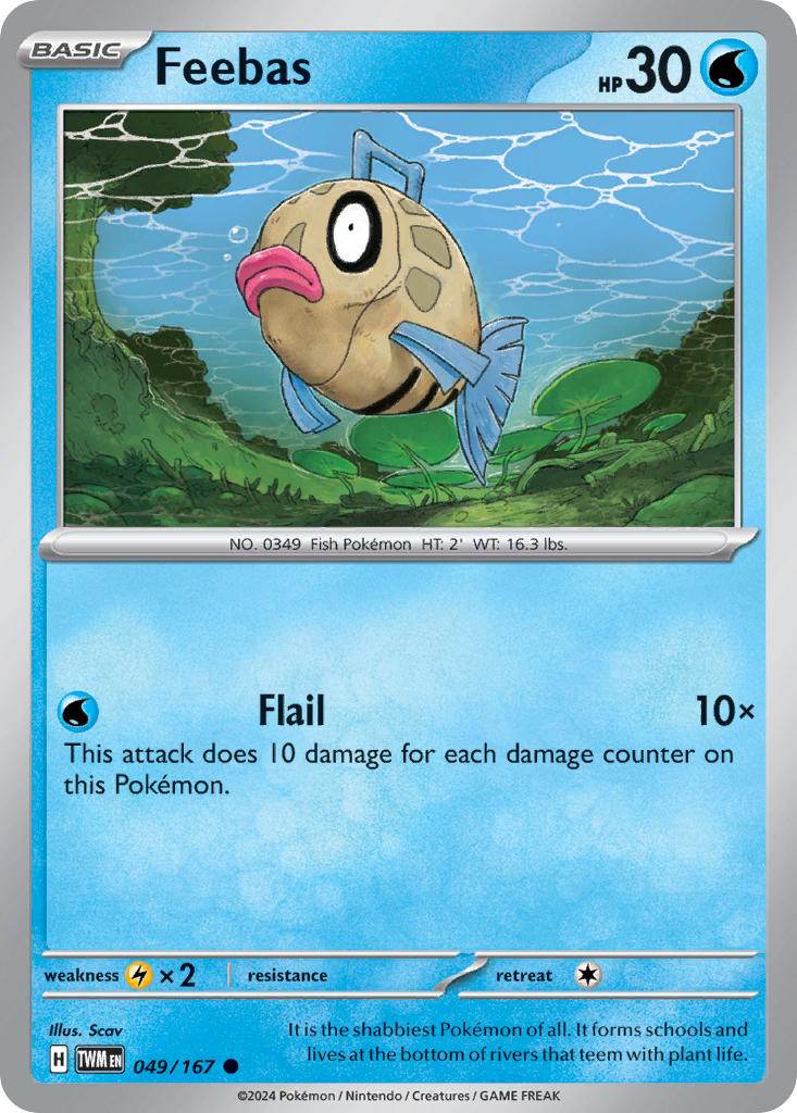 Feebas 49/167 Common - MissingNo.