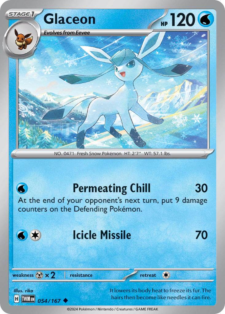 Glaceon 54/167 Uncommon - MissingNo.