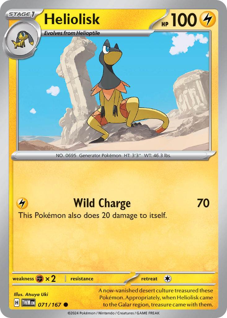 Heliolisk 71/167 Reverse Common - MissingNo.