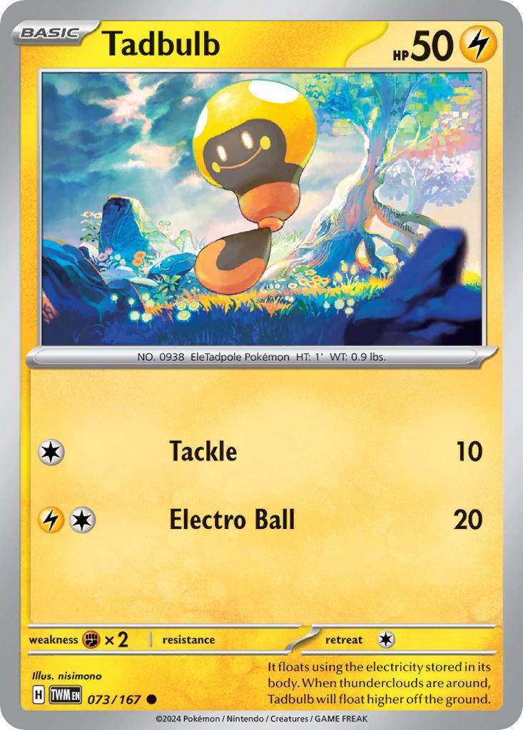 Tadbulb 73/167 Reverse Common - MissingNo.