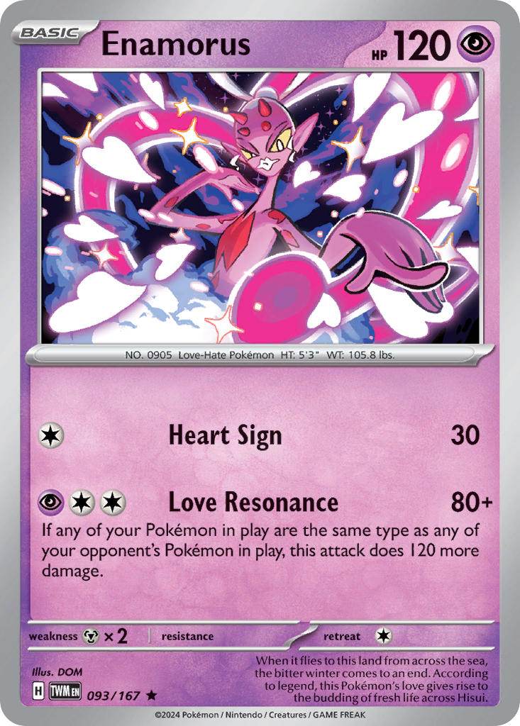 Enamorus 93/167 Holo Rare - MissingNo.