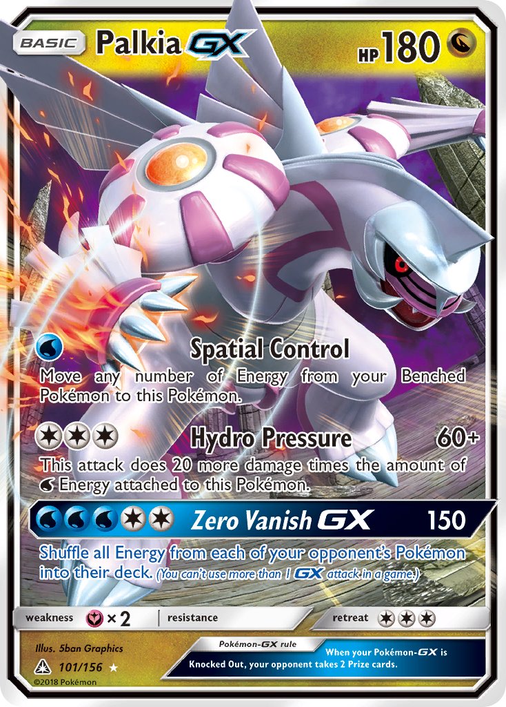 Palkia GX 101/156 Holo Rare GX - MissingNo.