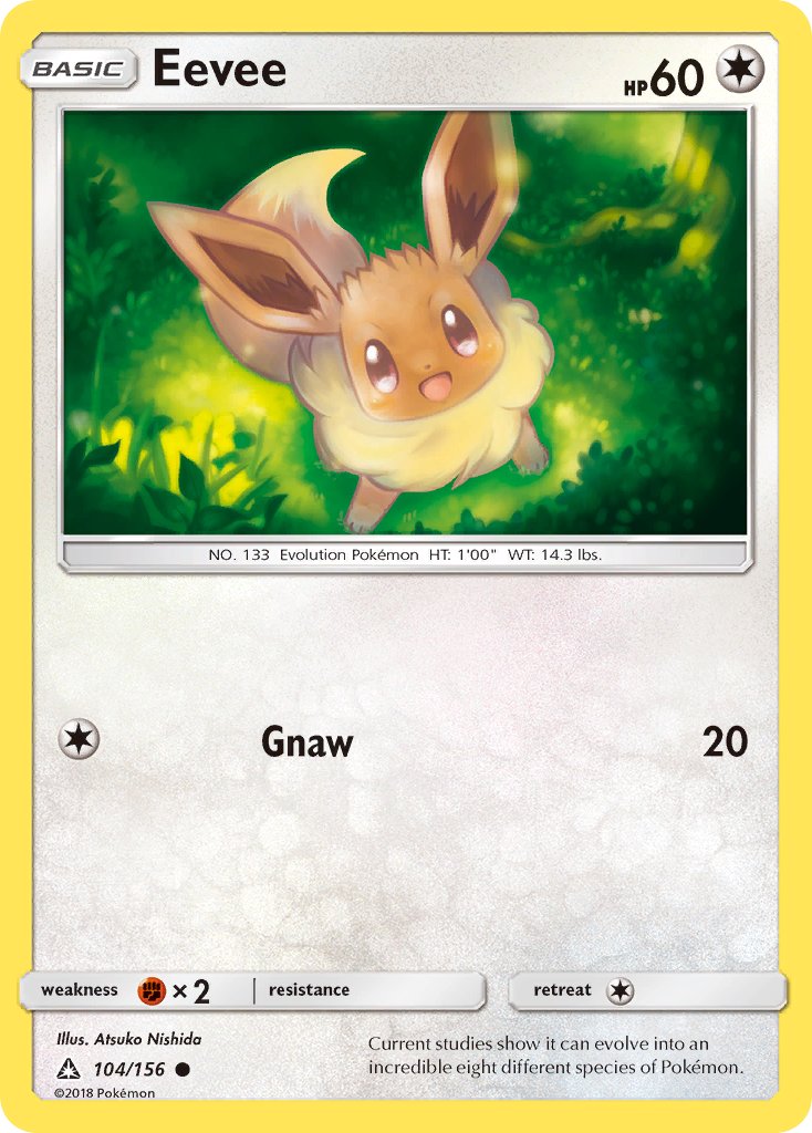 Eevee 104/156 Reverse Common - MissingNo.