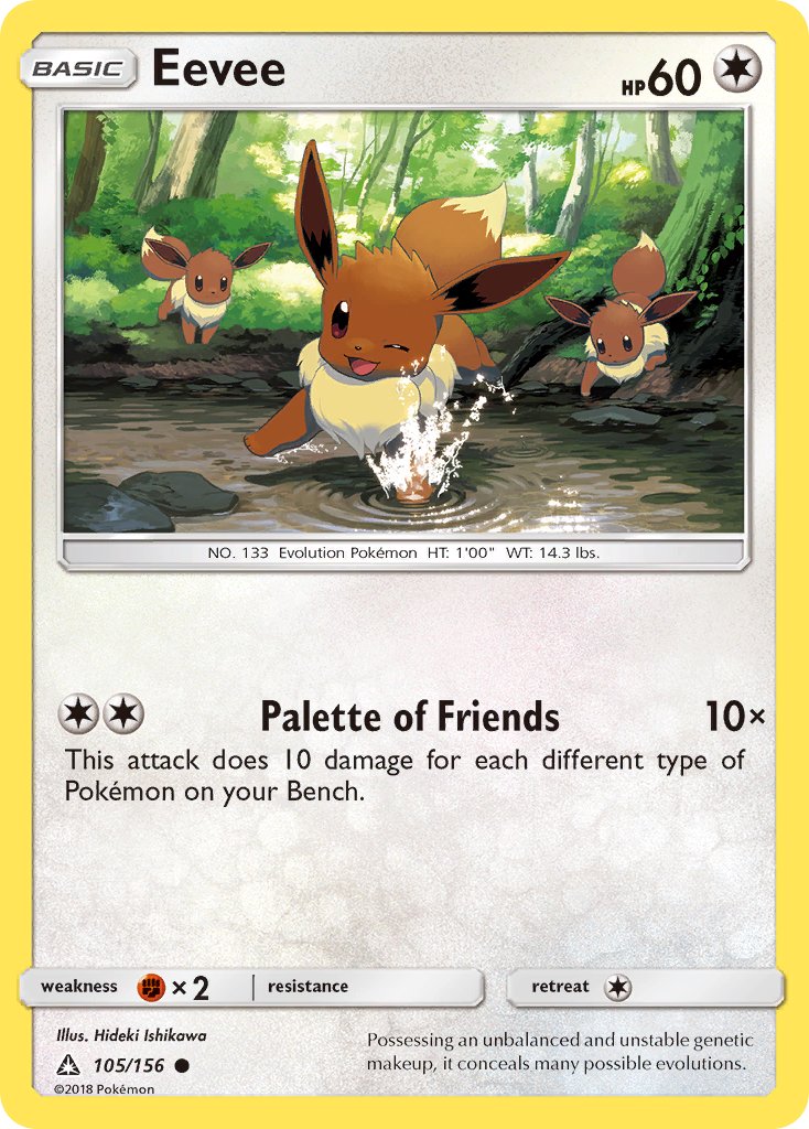 Eevee 105/156 Common - MissingNo.