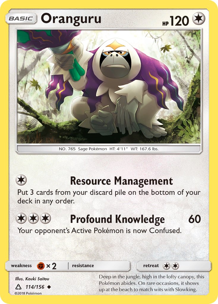 Oranguru 114/156 Reverse Uncommon - MissingNo.